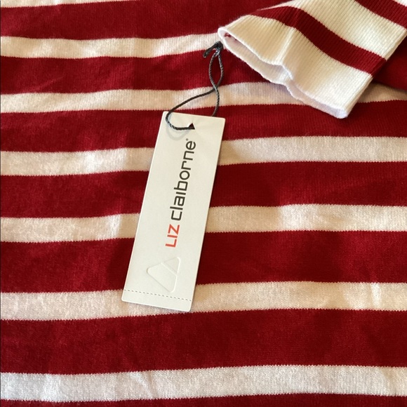 Liz Claiborne Striped Sweater - Picture 6 of 8